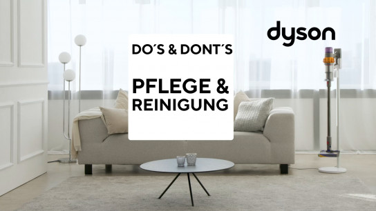 DYSON Akku-Staubsauger - Reinigung und Pflege