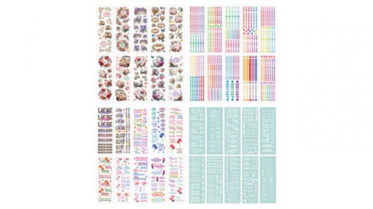 KARIN JITTENMEIER Kreativ-Set Premium Transfers Schriften 44tlg.