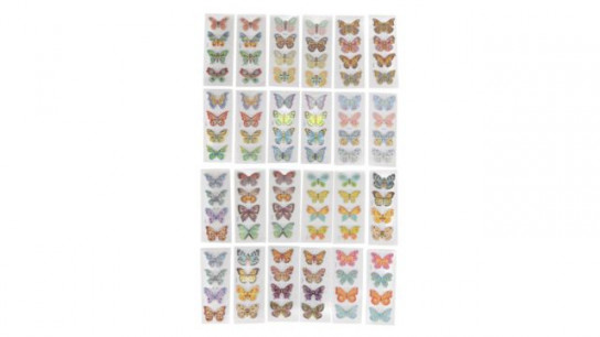 CRAFT BUDDY™ Kreativ-Set Schmetterlings Sticker 96tlg.