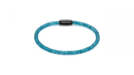 MONESSA Armband Edelsteine Magnetverschluß Edelstahl