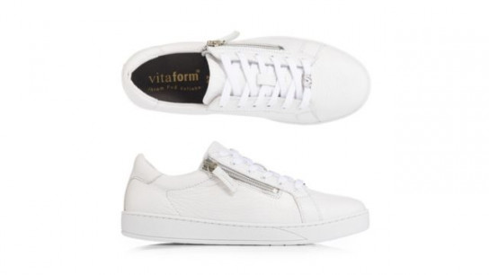 VITAFORM Damen-Sneaker Hirschleder Reißverschluss Sohle Stella