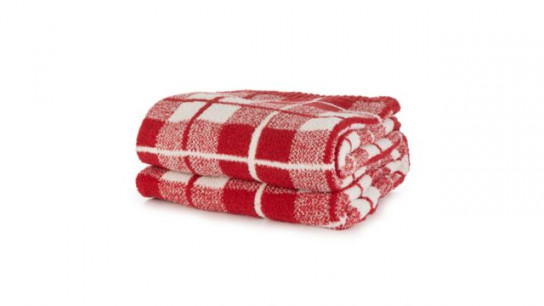 COZEE HOME Sofadecke Jacquard-Karo MF Fluffy Bouclé waschbar, 130x180cm