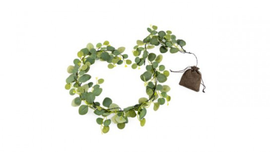 LUMIDA Xmas LED-Girlande Grünzweige outdoorgeeignet Timer, Länge 150cm