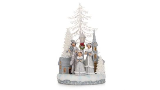 LUMIDA Xmas LED-Acrylszene Kristall-Optik Designauswahl Höhe 30cm