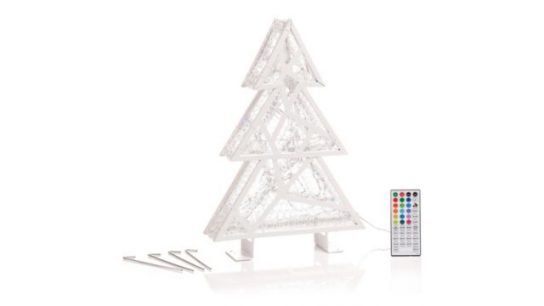 LUMIDA Xmas Design-Dekobaum Acryl-Design 37 Leuchtfunktionen, FB. outdoorgeeignet